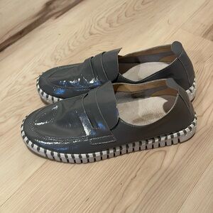 Ilse Jacobson loafers, grey size 36 EU 6 US